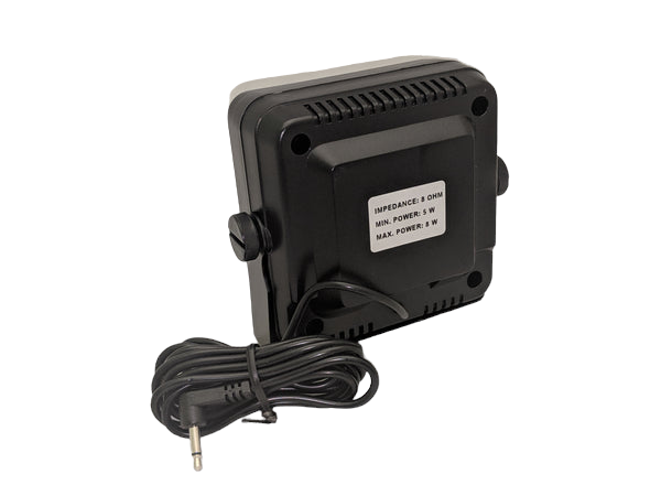 Pro 713 2-way/scanner and CB external Speaker & Mounting Bracket 8 Watts 8 Ohms 6' cord 3.5 MM Plug
