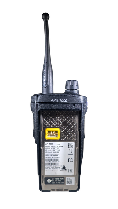 Motorola APX 1000 2.5 Portable Radio Package