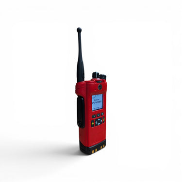 (RED) Motorola APX 6000 Model 2.5 7/800MHz – Complete Radio Set