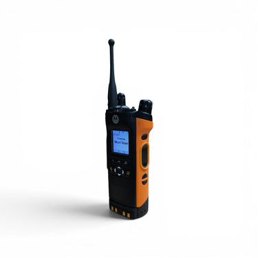 (ORANGE SIDES ) Motorola APX 6000 Model 2.5 7/800MHz – Complete Radio Set