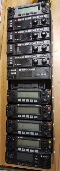 Universal radio mounting rack  (10 radios) Police, Fire, Ham