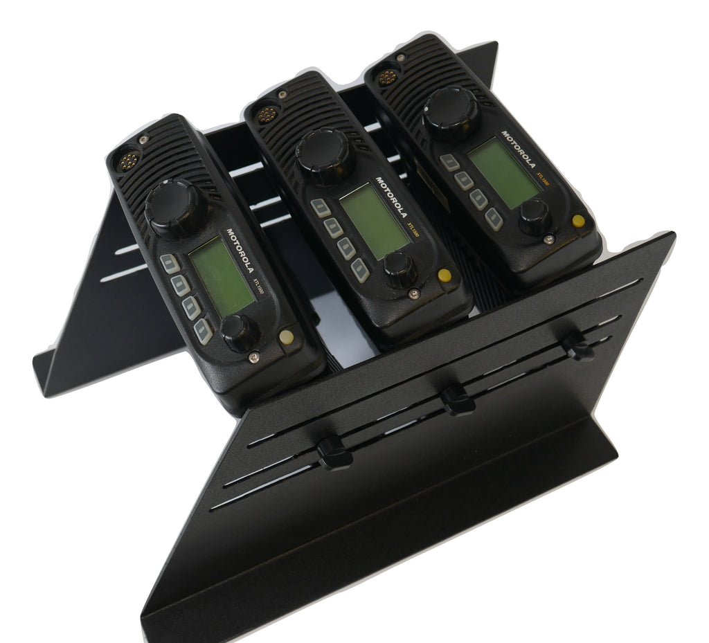 Universal radio mounting rack (5 radios) Police, fire, Ham