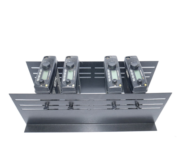 Universal radio mounting rack  (10 radios) Police, Fire, Ham