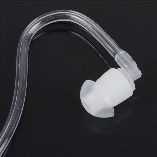 Clear Coiled Acoustic Tube with Earbud