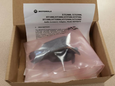 Motorola BDN6676D 3.5mm Audio Accessory Adapter / Quick Disconnect – XTS3000 (New in Box)