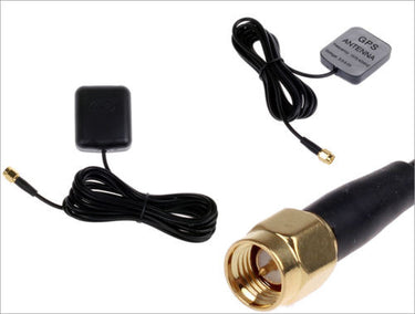 GPS Magnetic Mount Antenna – SMA Male, 5 Meter Cable, 28 dB Gain